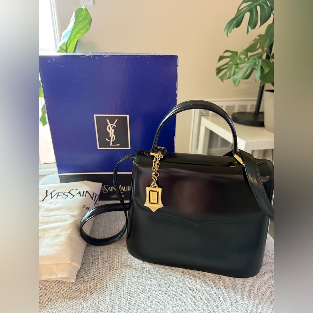 Yves Saint Laurent Classic Black Satchel
